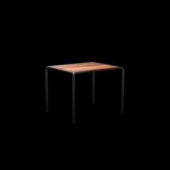 Houe - AVANTI Dining table, 83x98 cm - Bordplade: Thermo ash, Stellet : Sort