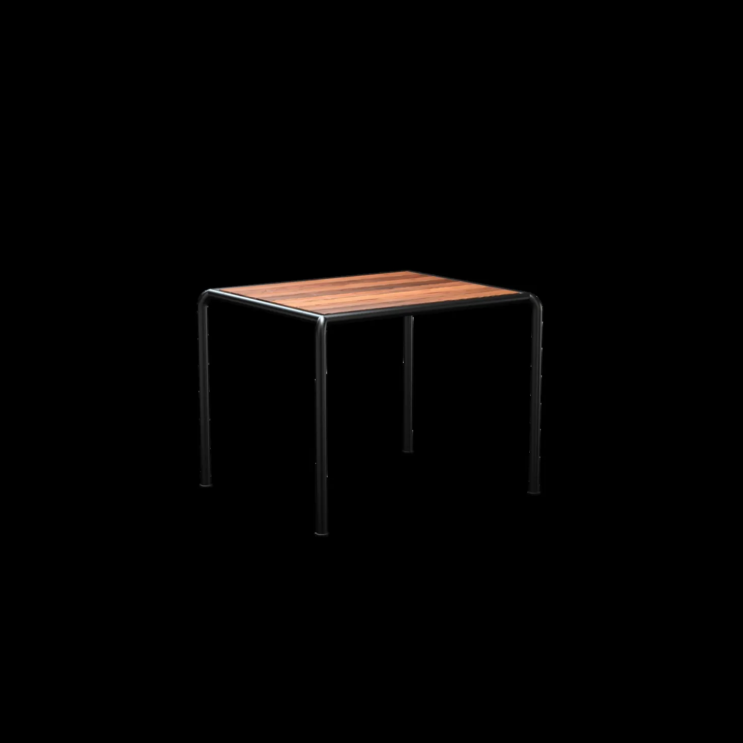 Houe - AVANTI Dining table, 83x98 cm - Bordplade: Thermo ash, Stellet : Sort