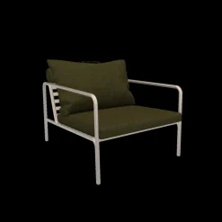 Houe - AVON Chair - Pude: Leaf, Stellet: Muted Hvid