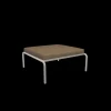 Houe - AVON Ottoman - Pude: Papyrus, Stellet: Muted Hvid