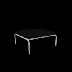 Houe - AVON Ottoman - Pude: Indigo, Stellet: Muted Hvid