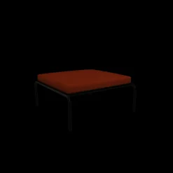 Houe - AVON Ottoman - Pude: Rust, Stellet: Sort