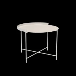 Houe - EDGE Tray table Ø62 -Muted Hvid