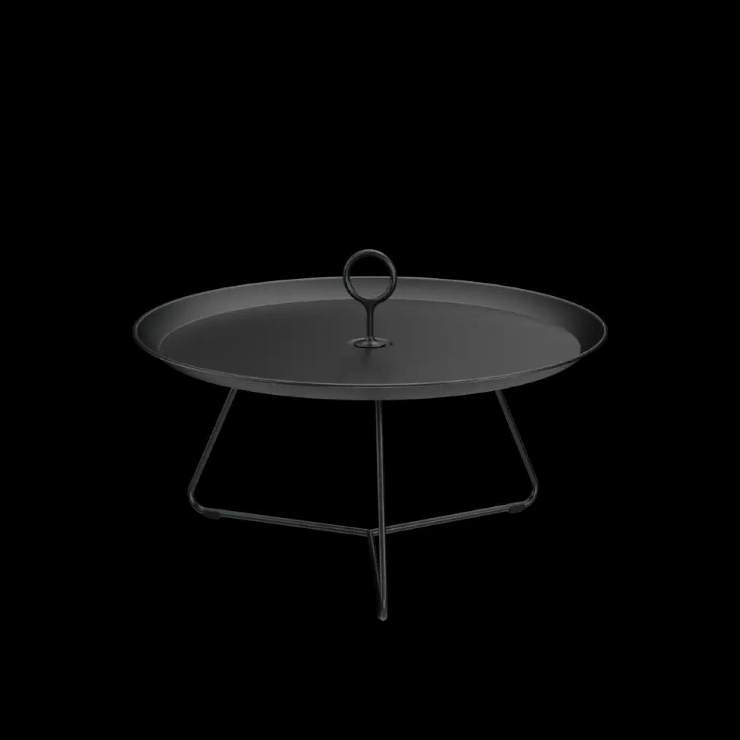 Houe - EYELET Tray table Ø70 - Black