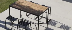 Houe - FOUR Bar Table. 90x160 cm - Bamboo. Frame