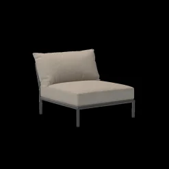 Houe - LEVEL 2 Chair - Ash. Fabric - H:68 W:81 D:92 cm