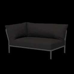 Houe - LEVEL 2 Corner, left - Char. Fabric - 139x92,5 cm