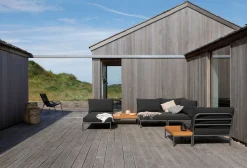 Houe - LEVEL 2 Corner, left - Char. Fabric - 139x92,5 cm
