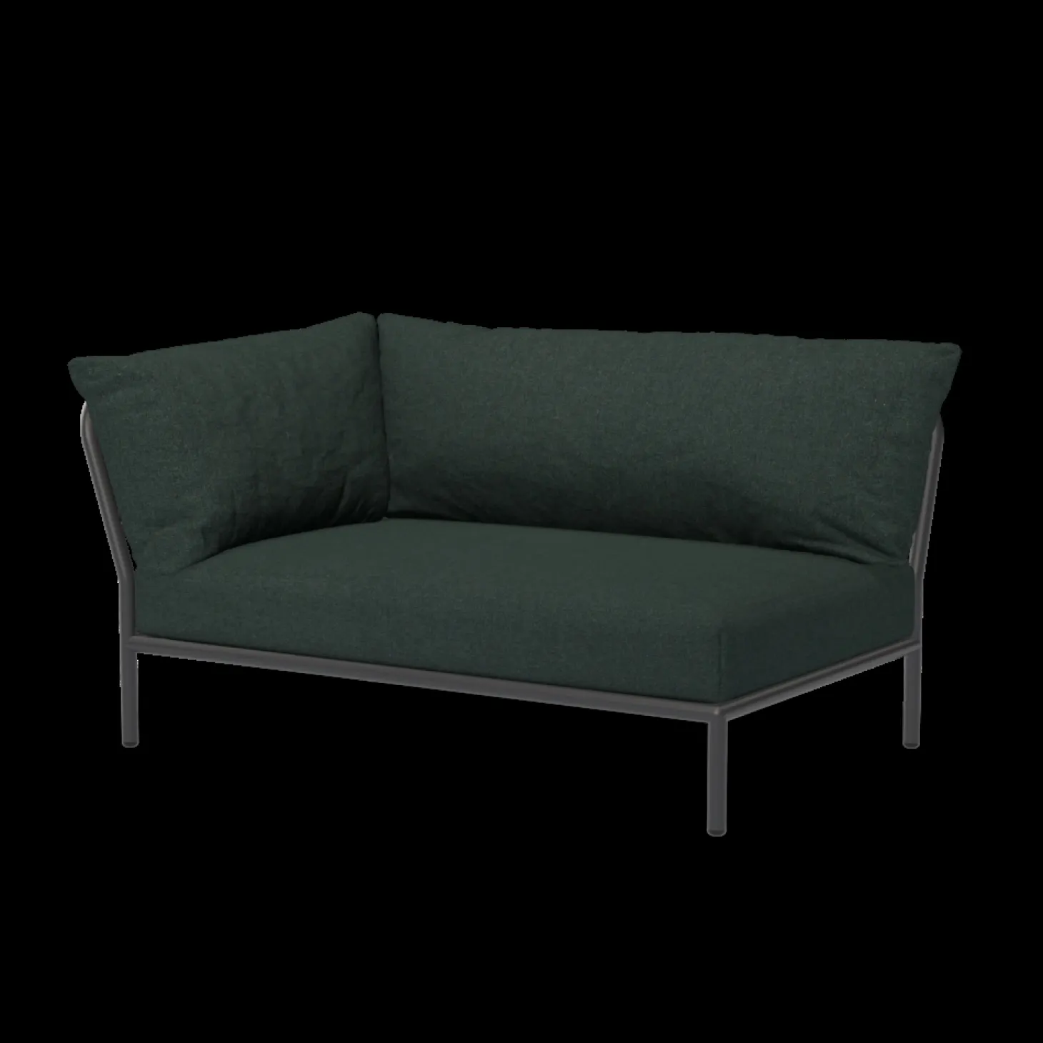 Houe - LEVEL 2 Corner, left - Alpine. Fabric - 139x92,5 cm