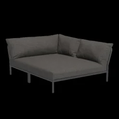 Houe - LEVEL 2 Cozy Corner, right - Dark grey. Fabric
