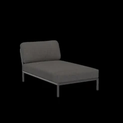 Houe - LEVEL Chaiselong - Dark grey. Fabric