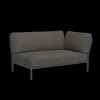 Houe - LEVEL Corner, right - Dark grey. Fabric