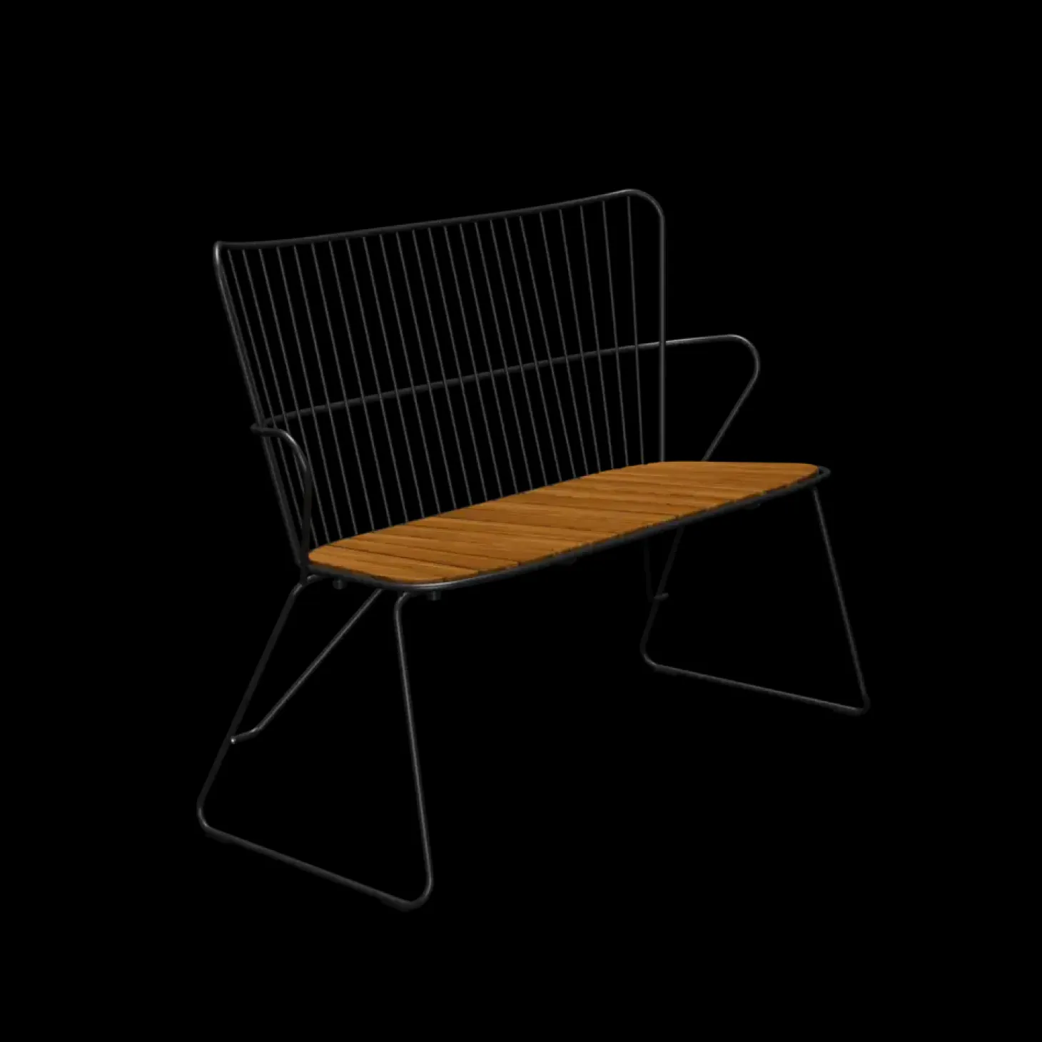 Houe - PAON Bench - Black. Seat