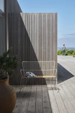 Houe - PAON Bench - Paprika. Seat