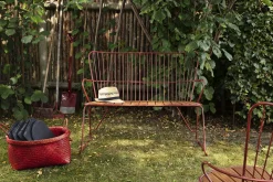 Houe - PAON Bench - Pine green. Seat