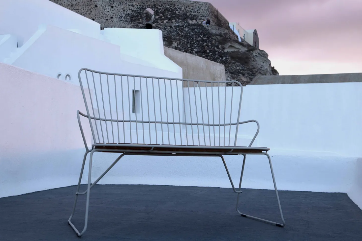 Houe - PAON Bench - Pine green. Seat