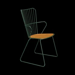 Houe - PAON Dining chair - Pine green. Seat