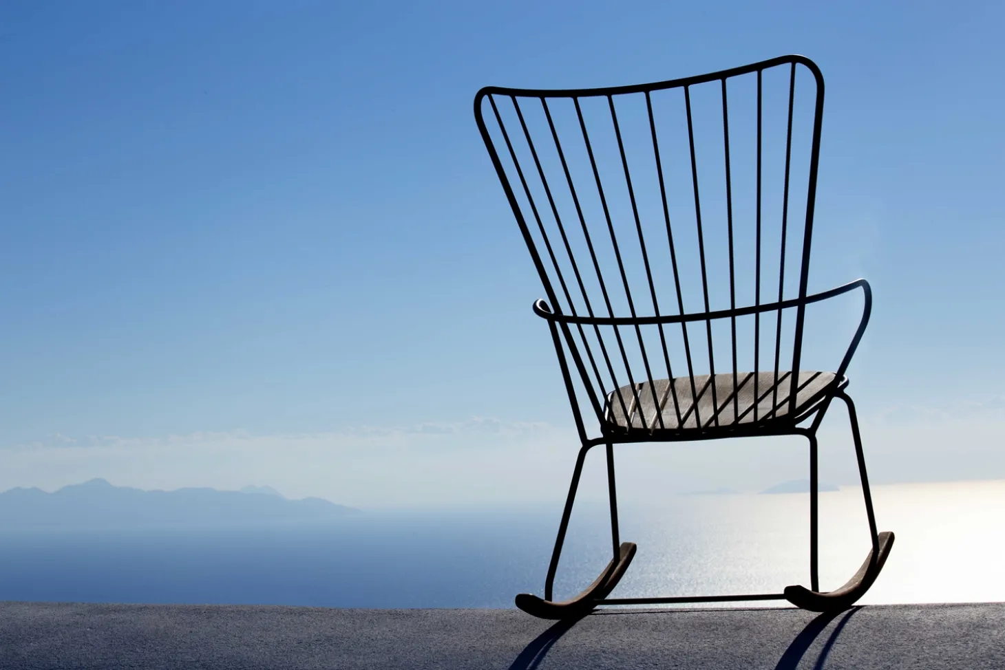 Houe - PAON Rocking chair - White. Seat