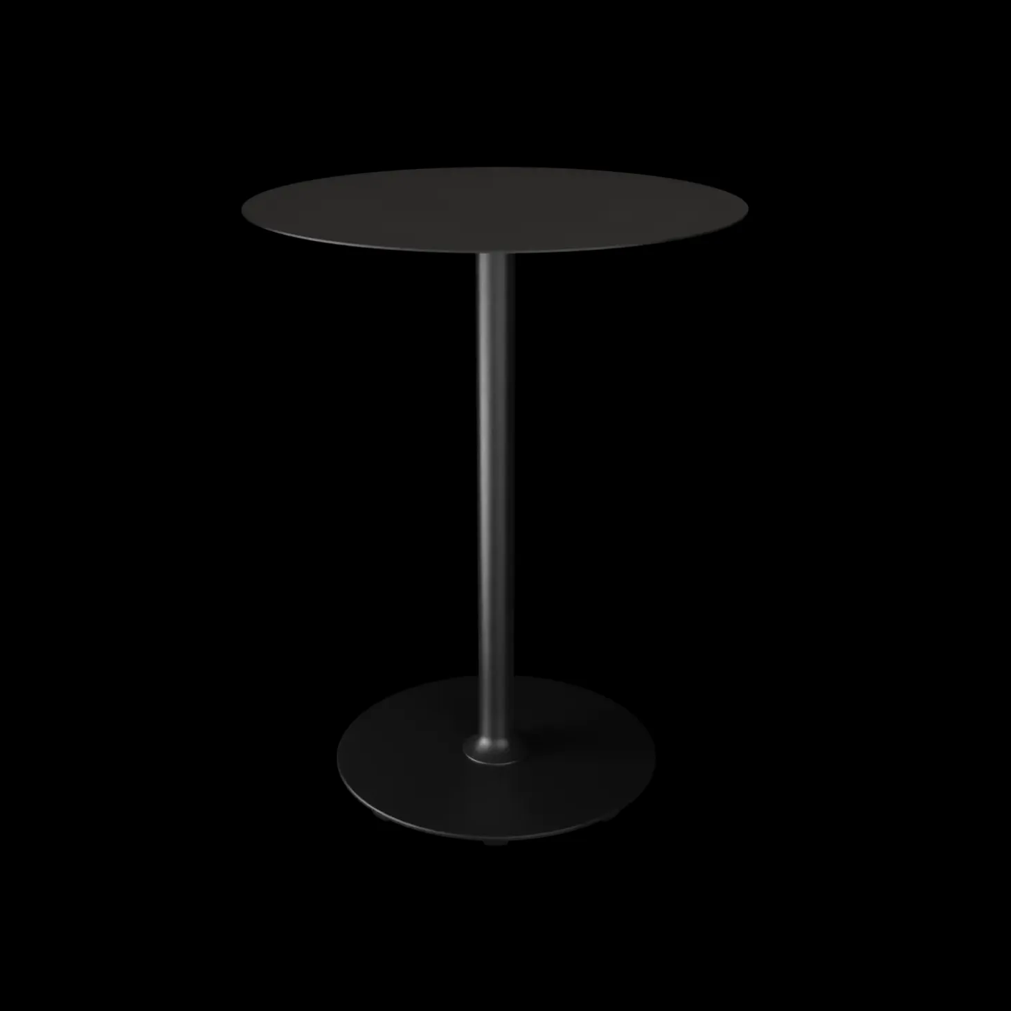 Houe - PICO Bar table with round base, Ø740 - Sort