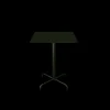 Houe - PICO Café table with 4 star base, 600x600mm - Oliven Grøn