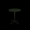Houe - PICO Café table with 4 star base, Ø640 - Oliven Grøn