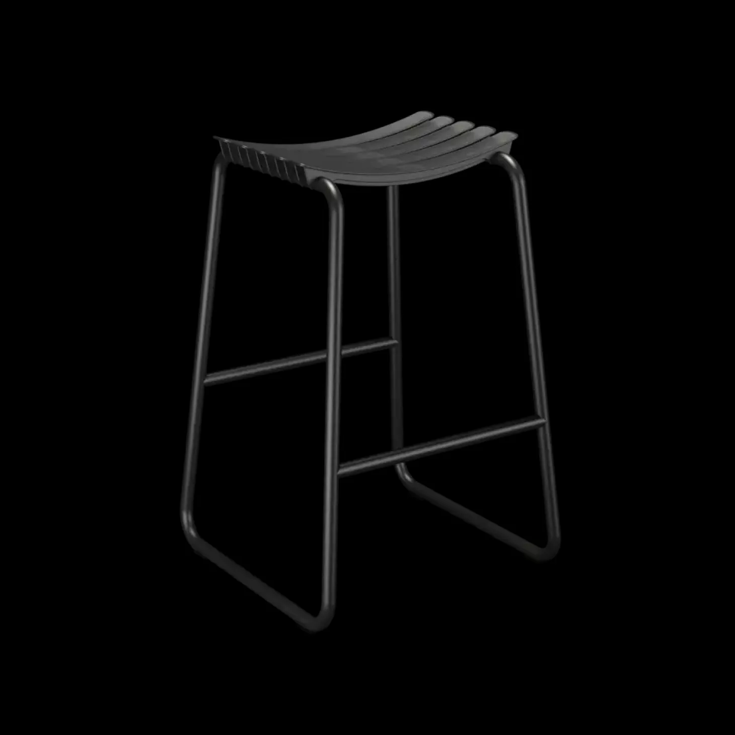 Houe - ReCLIPS Bar stool - Black