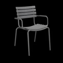 Houe - ReCLIPS Dining chair - Dark grey. Armrest