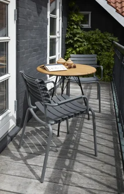 Houe - ReCLIPS Dining chair - Dark grey. Armrest
