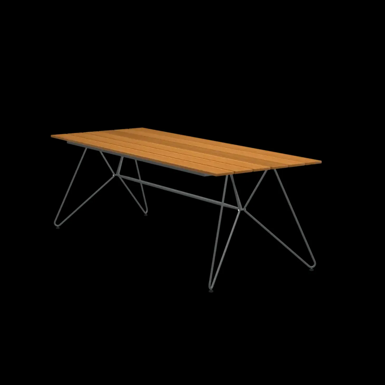 Houe - SKETCH Dining Table. 220x88 cm - Bamboo. Frame