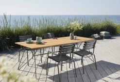 Houe - SKETCH Dining Table. 220x88 cm - Bamboo. Frame