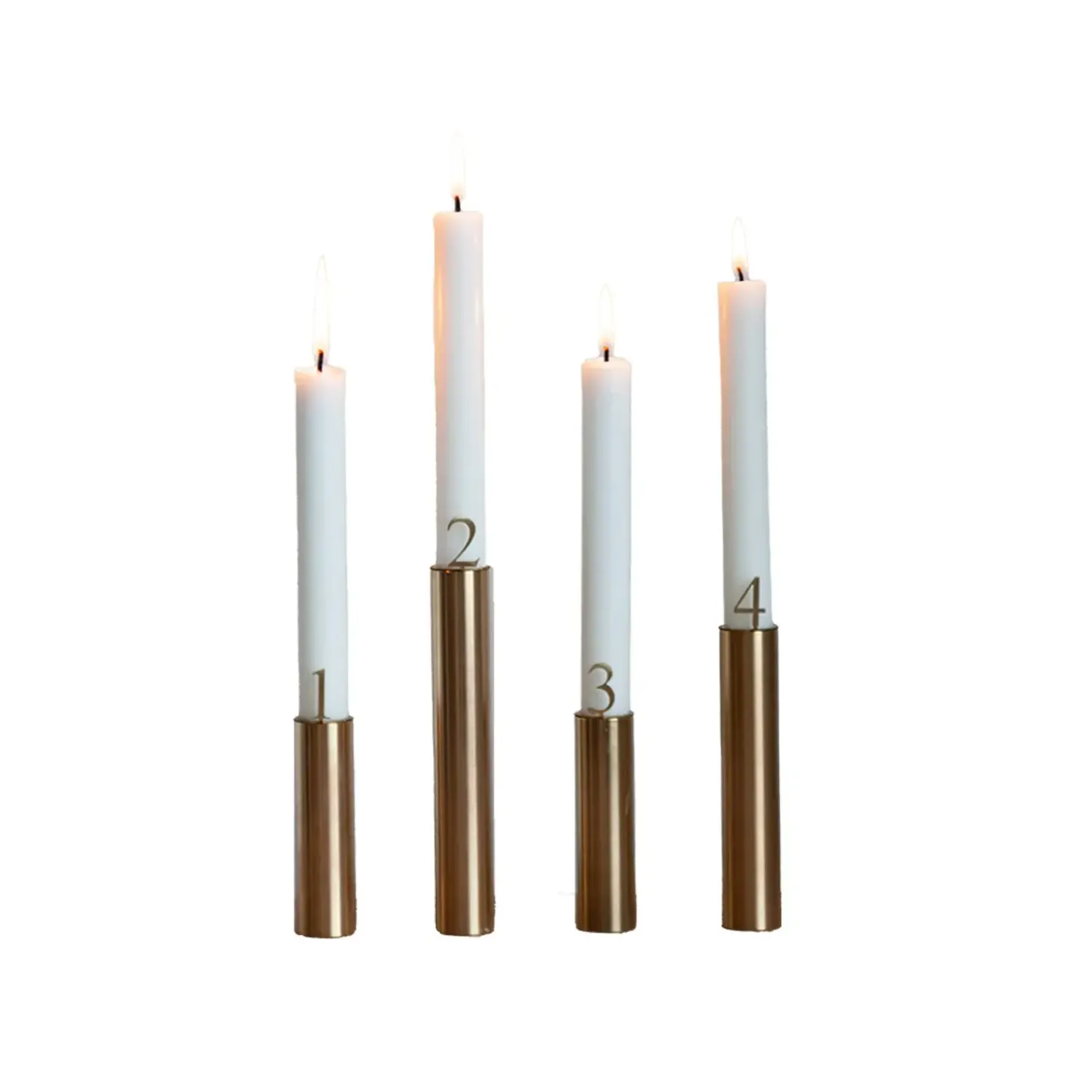 Hove Home - Adventstal til lysestager - Brass