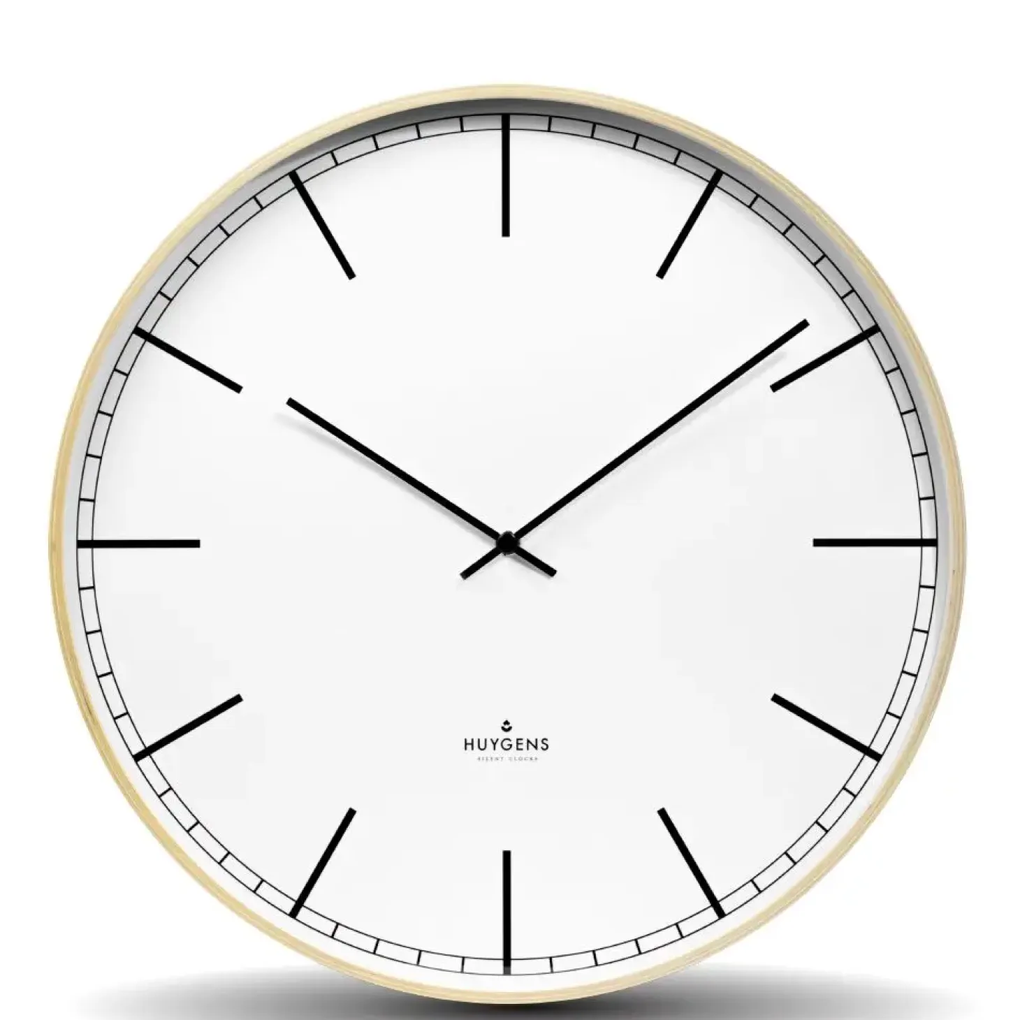 Huygens - vægur - Wood - Ø45 cm