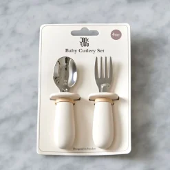 Jack o Juno - Baby Bestik Sæt - Cream