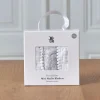 Jack o Juno - Tæppe/Klud - Pom Pom Mini Muslin Blankets (3-pack) - Hvid/Grå