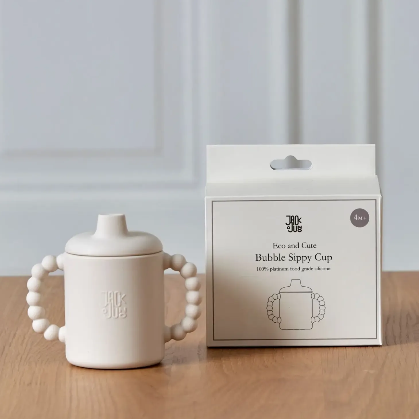 Jack o Juno - Tudekop - Bubble Sippy Cup - Cream