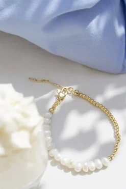 Jukserei - Capri Perle Armbånd - Guld