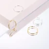Jukserei - Creol Earrings - Silver (small)