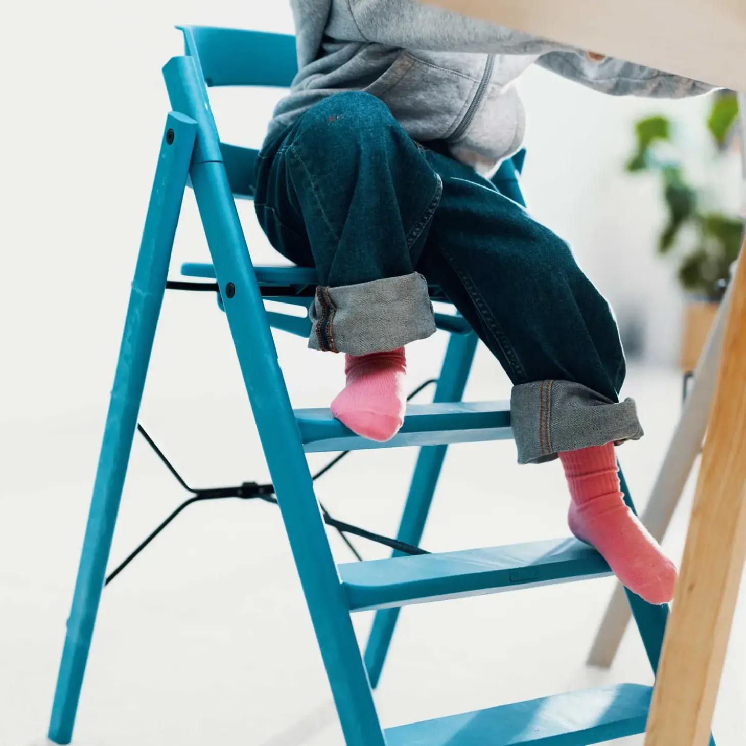 KAOS - Højstol - KAOS ReKLAPP® - Sammenklappelig - Recycled plastic Blå