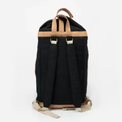 KAOS - Rygsæk, Weekend bag - 40 Liter - 28x50x28 cm - Sort med læder