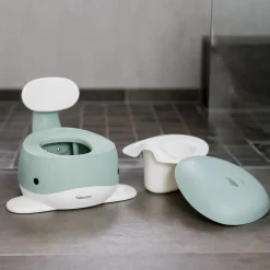 Kindsgut - Potty Training Toilet - Hval - Aquamarine