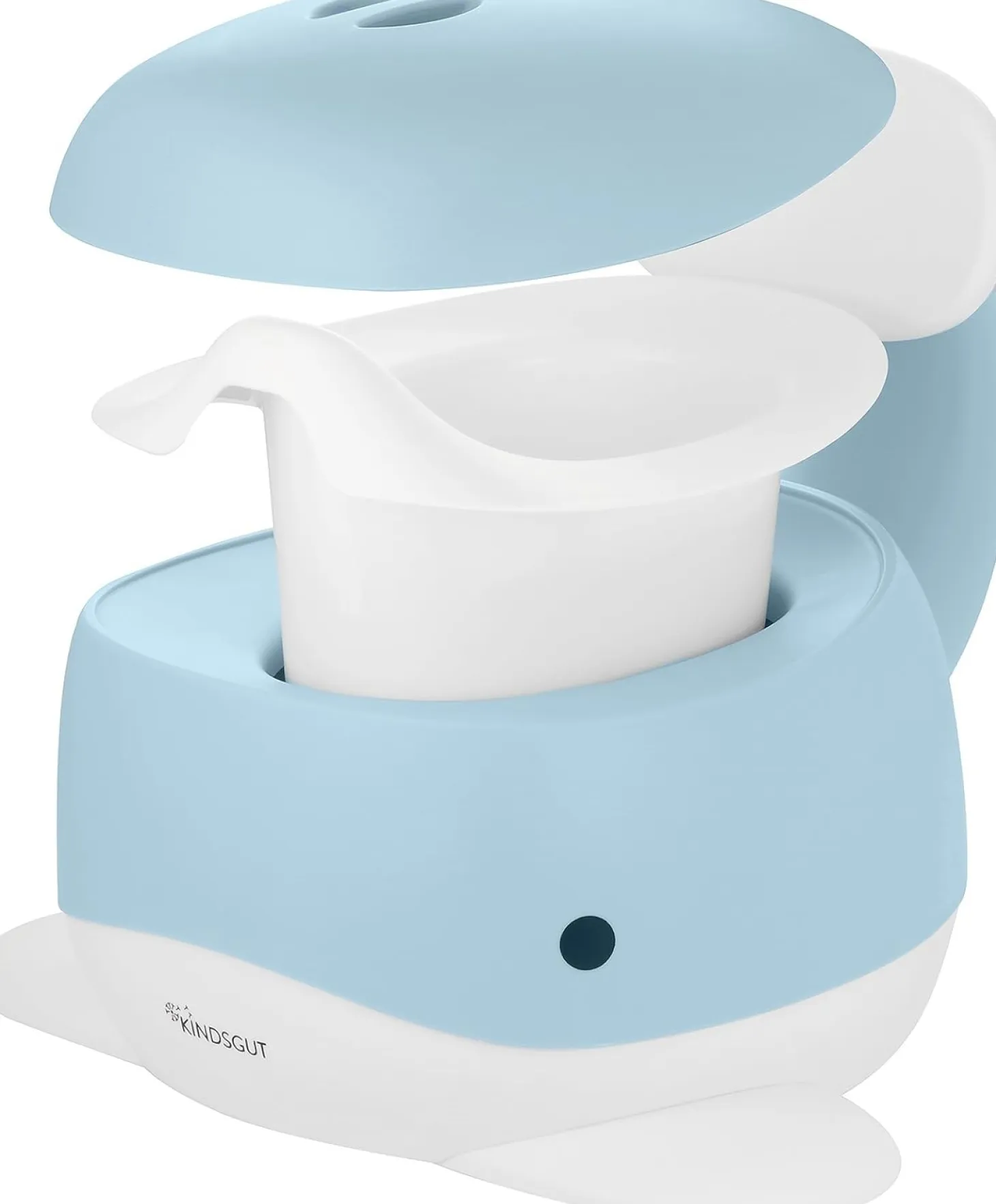 Kindsgut - Potty Training Toilet - Hval - Lys blå
