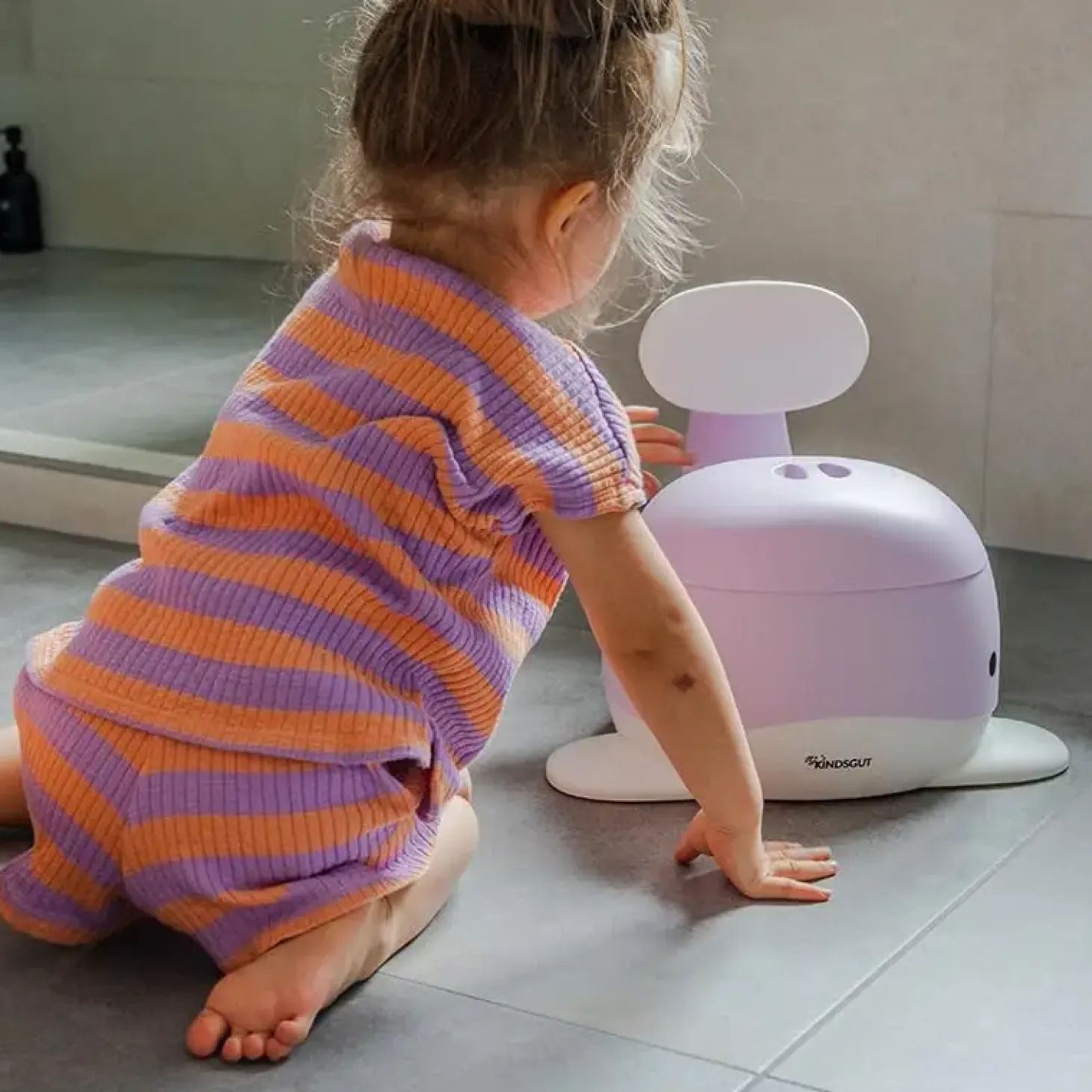 Kindsgut - Potty Training Toilet - Hval - Lilla