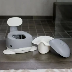 Kindsgut - Potty Training Toilet - Hval - Mørk grå