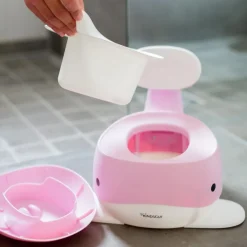 Kindsgut - Potty Training Toilet - Hval - Pink