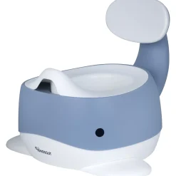Kindsgut - Potty Training Toilet - Hval - Blågrå