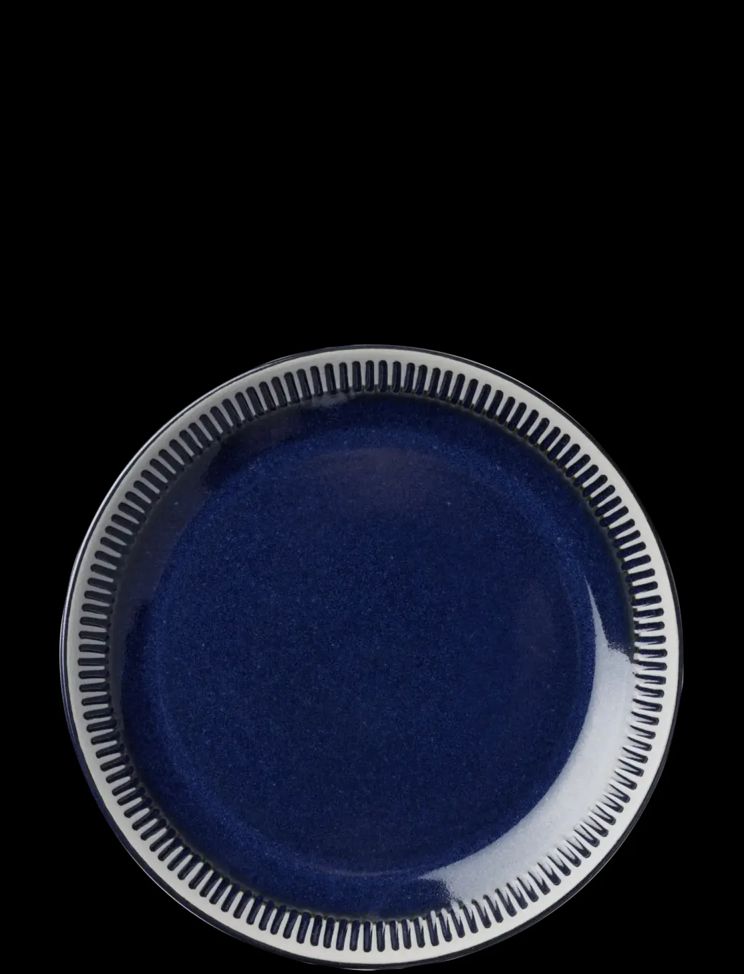 Knabstrup Keramik - Colorit tallerken Ø 19 cm navy