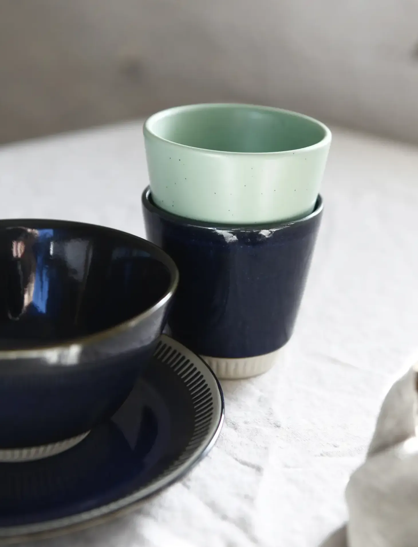 Knabstrup Keramik - Colorit kop 0.25 l. navy