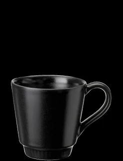 Knabstrup Keramik - krus, stort H 9 cm black
