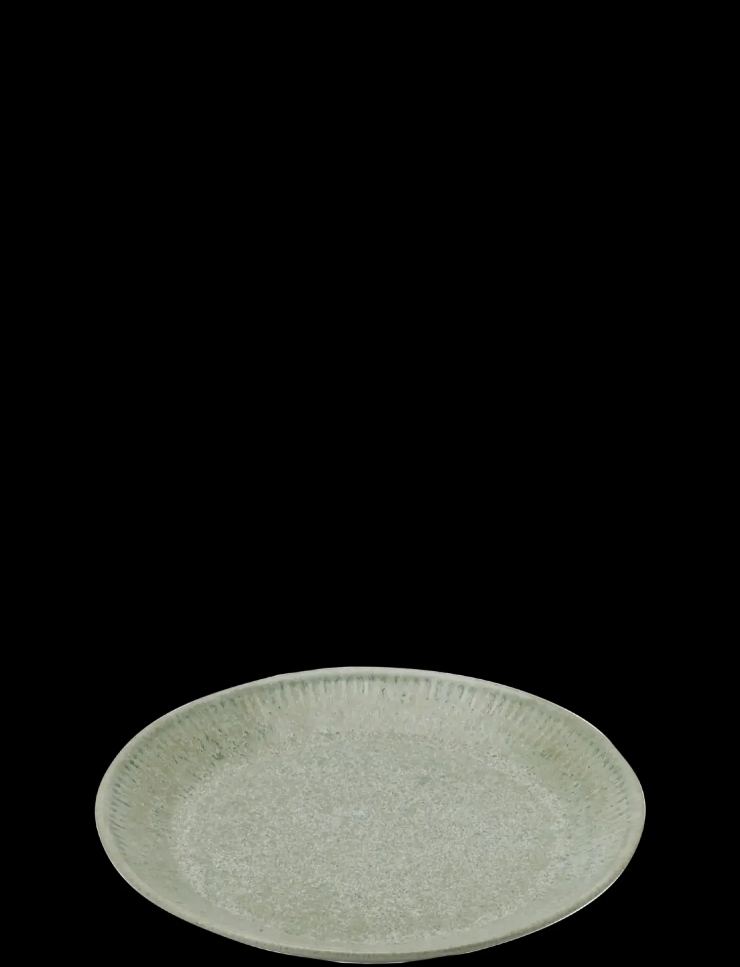 Knabstrup Keramik - tallerken Ø 19 cm olive