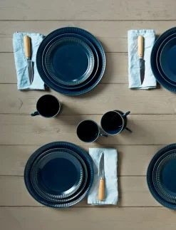 Knabstrup Keramik - tallerken Ø 27 cm blue